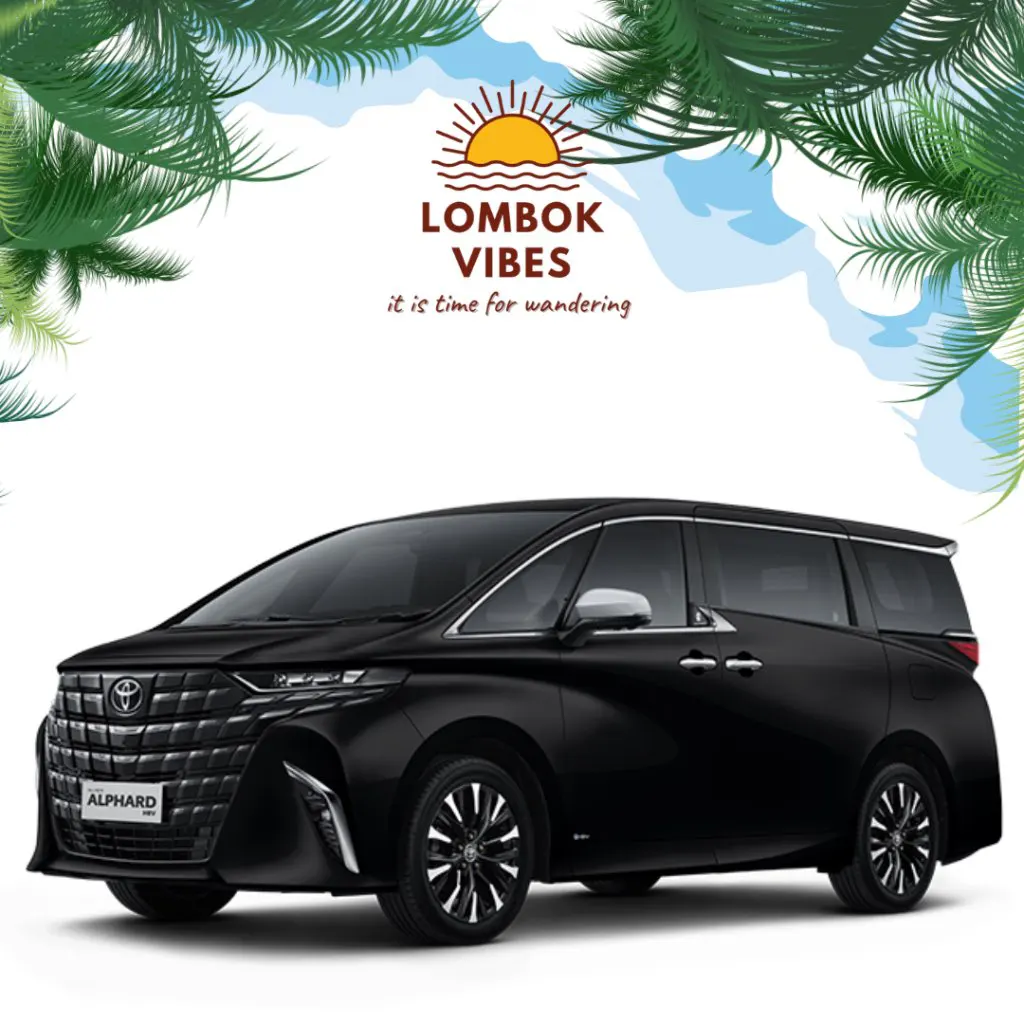 Luxury Toyota Alphard for rent in Lombok