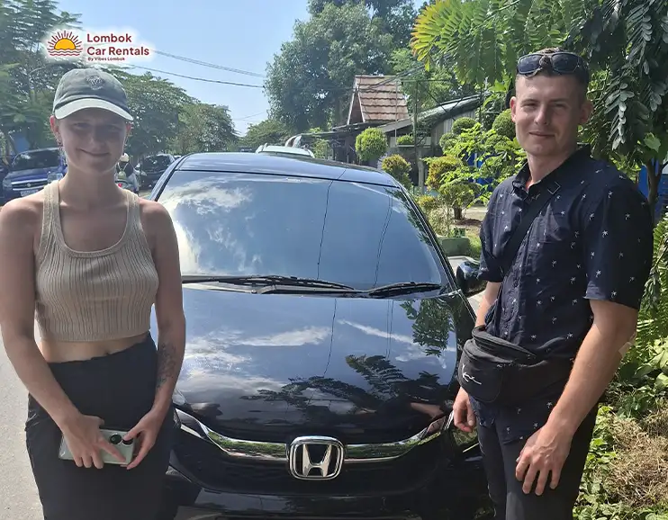 Couple from germany honeymoon in Lombok