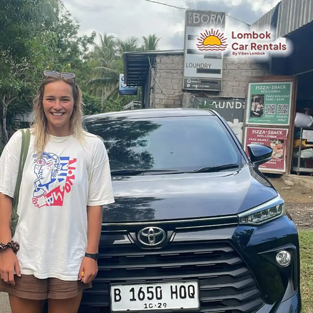 holiday in lombok Car Rental Toyota color black 2025