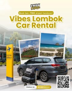 Car rental advertisement at airport