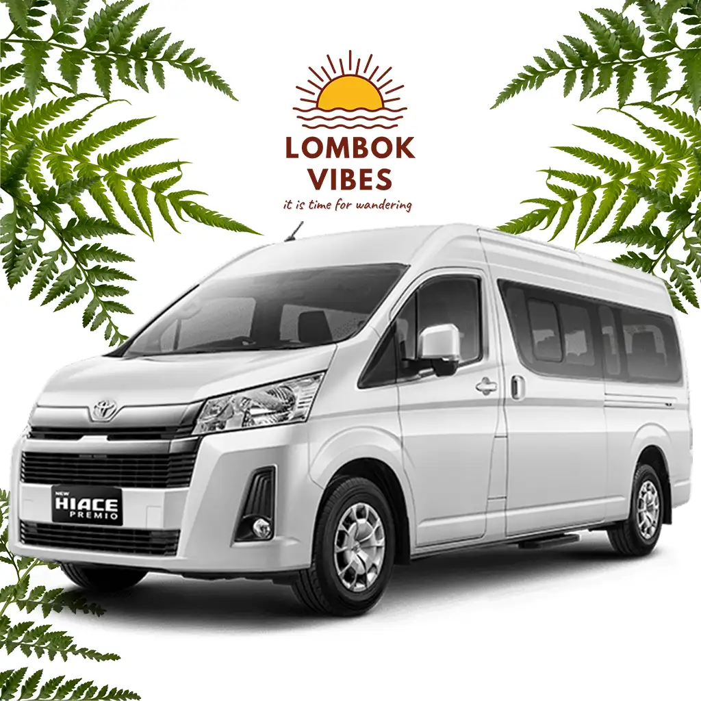 Toyota Hiace Premio Rental Car Senggigi 14 people