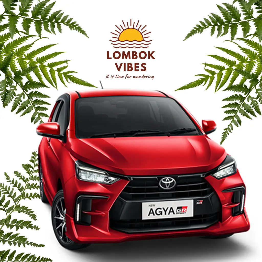 Toyota New Agya rental car senggigi