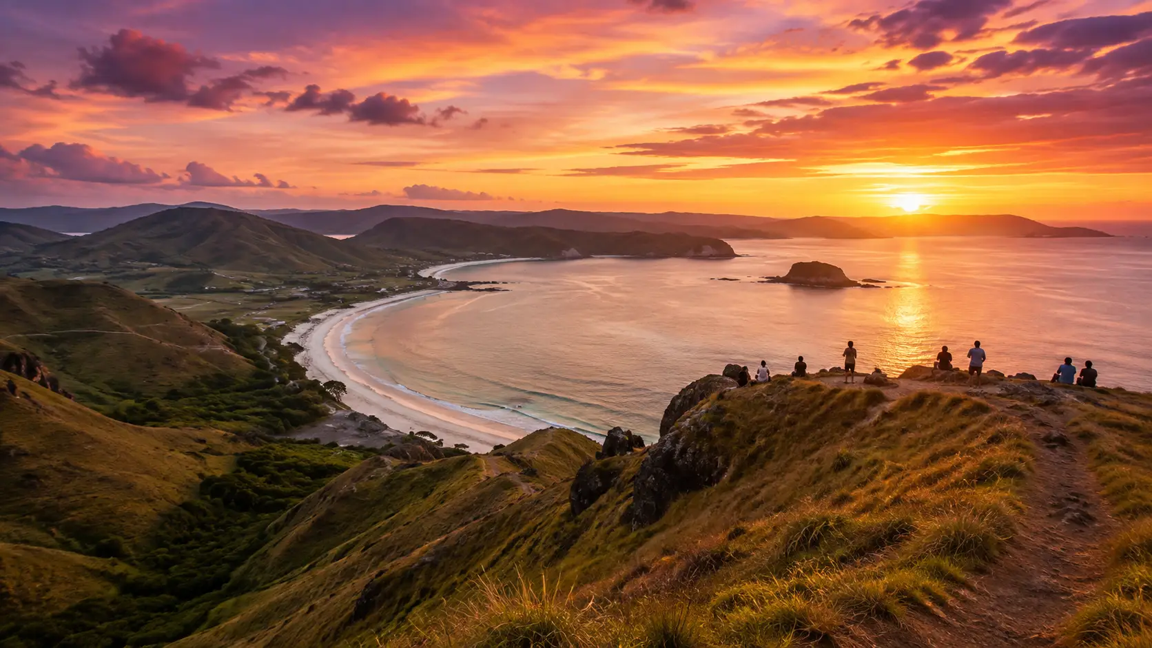 Best Sunset Spots in Mandalika Lombok